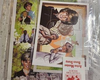 Princess Diana stamps