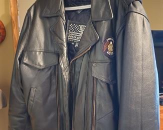 leather jackets and biker vests