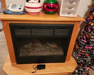 electric fireplace, we have 2