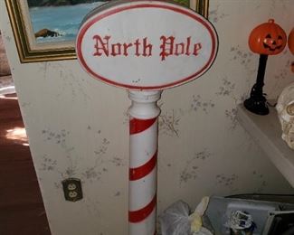 North Pole Blow Mold