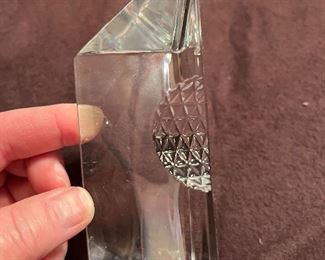 Waterford crystal Times Square paperweight