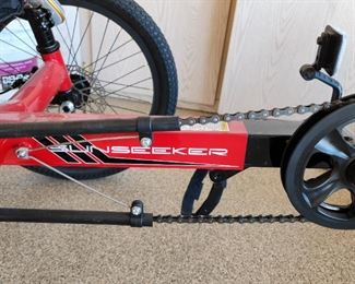 THIS ITEM ONLY AVAILABLE NOW FOR SALE - Recumbent Trike Sun Seeker Eco Tad SX - like new condition, hardly used, paid $1000 NEW ($625 OUR PRICE) 