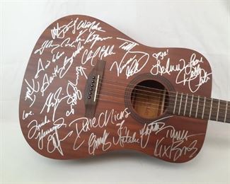 Country Western Rock N Rolls Memorabilia Johnny Cash Vince Gill Signed Guitar Beatles John Lennon Paul MCCartney Ringo Star