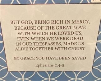 "But God, being rich in mercy,  .  .  .  "  Ephesians 2:4-5