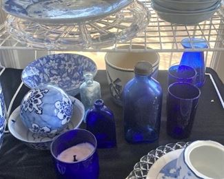 Blue & white selections