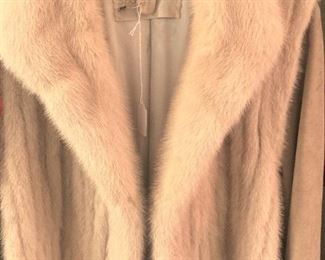 White mink jacket