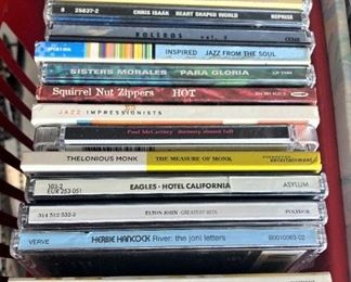 Some of the many CD's