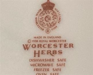 "Worcester Herbs" by Royal Worcester - made in England
