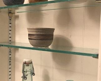 Pottery and bottles