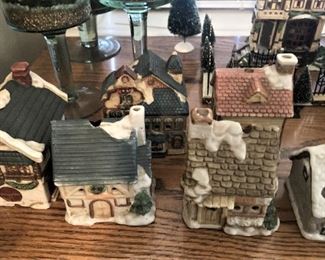 Christmas village houses