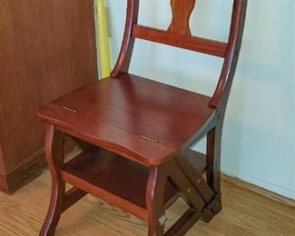Step stool chair