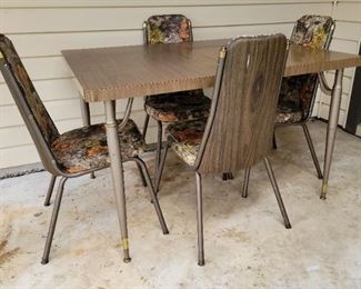 1959 dining table and chairs