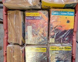 Vintage Fantasy and Science Fiction magazines