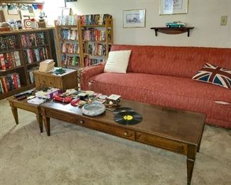 Vintage furniture and sleeper sofa