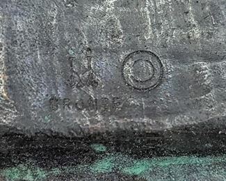 Vintage retired James Avery bronze belt buckles