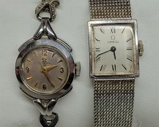 Vintage ladies Omega wrist watches
