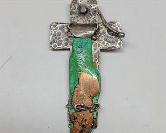 Sterling and copper cross