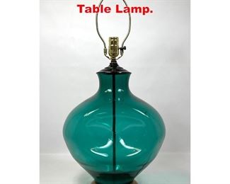 Lot 89 BLENKO Pinched Glass Table Lamp. 