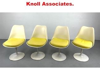 Lot 142 Set of 4 Knoll Tulip Chairs. Knoll Associates. 