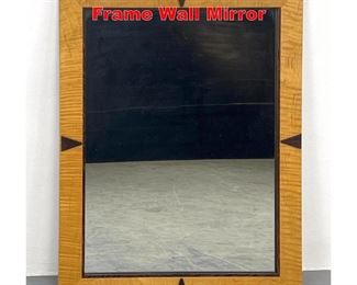 Lot 212 Artisan Exotic Woods Frame Wall Mirror