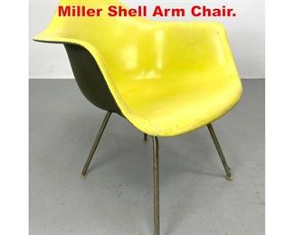 Lot 247 Charles Eames Herman Miller Shell Arm Chair. 