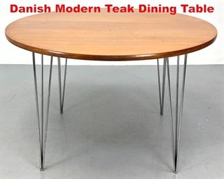 Lot 254 Hans Brattrud Scandia Danish Modern Teak Dining Table