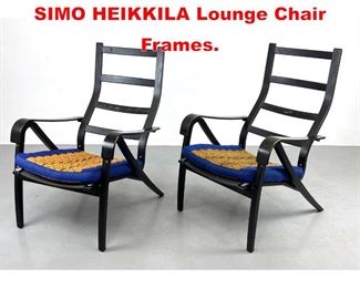 Lot 392 Vintage IKEA RIMBO by SIMO HEIKKILA Lounge Chair Frames. 