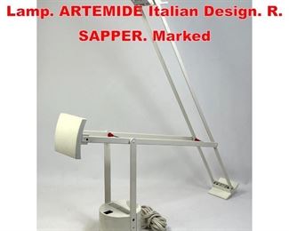 Lot 447 Vintage Tizio Cantilever Lamp. ARTEMIDE Italian Design. R. SAPPER. Marked