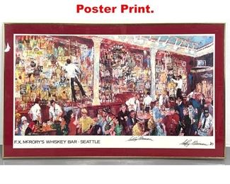 Lot 598 Leroy Neiman signed Poster Print. 