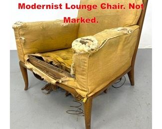 Lot 651 ROBSJOHN GIBBINGS Modernist Lounge Chair. Not Marked. 