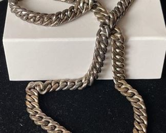 Thick Sterling Necklace