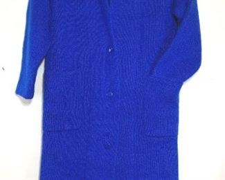 Wool & Mohair Sweater Coat size Medium
