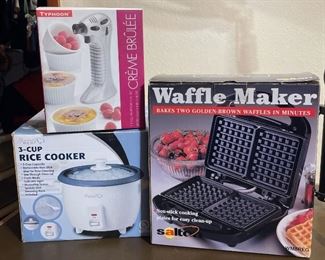 Waffle Maker & Rice Cooker