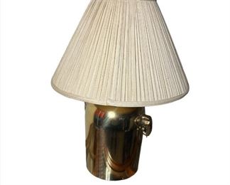 Elephant Brass Lamp