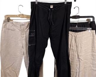 4 pairs linen & cotton pants / Capri’s XS 6P 4