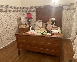 Antique Victorian bed