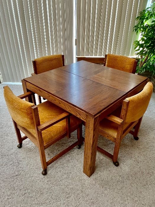 Midcentury Bernhardt table and chairs