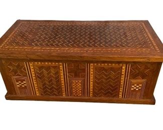 Large inlaid chest 