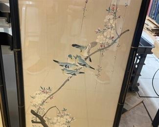 BEAUTIFUL VINTAGE JAPANESE ART "4 SEASONS..."