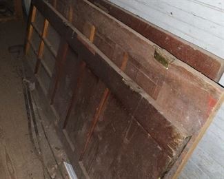 Antique wooden doors