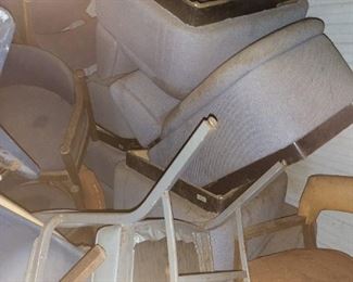 A room FULL of school chairs/desks