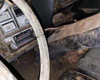 Interior of 1977 Lincoln