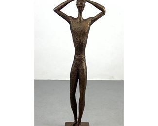 Lot 744 Franc Epping Slender Man Sculpture Marked Epping