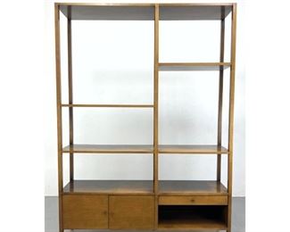 Lot 801 Rare Paul McCobb Planner Group Shelving Unit Bookcase Display. 