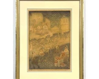 Lot 846 L GETZ Lithograph Print. 
