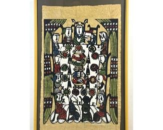 Lot 849 SADAO WATANABE 1970 Print on pulp paper. signed.