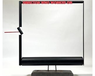 Lot 853 GEORGE D AMATO Modernist Abstract Sculpture. D AMATO was an award winning art director who worked on