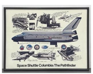 Lot 869 Kenneth W. Kotik aviation poster for NASA