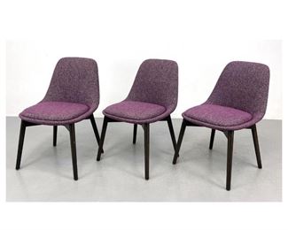 Lot 930 Set 3 Noe DuchafourLawrance for Bernhardt Design Chloe Chairs.