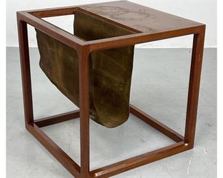 Lot 983 Danish Modern Teak Magazine Table.